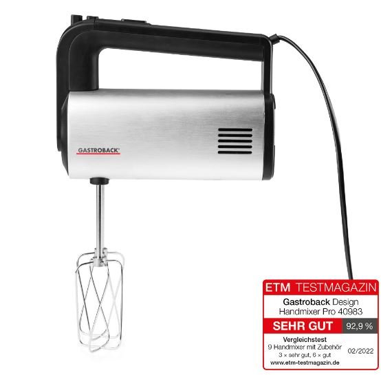 Gastroback 3 in1 Hand Mixer Blender Grinder 500 W