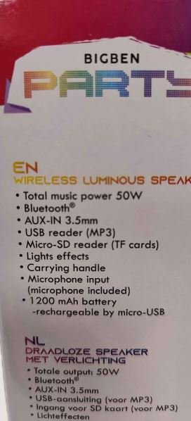 Wireless Luminous Bluetooth Speaker with Microphone