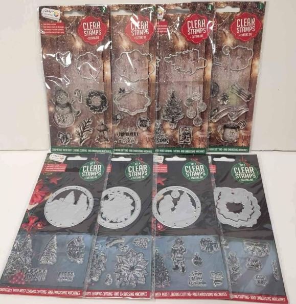 Christmas Cutting Die and Clear Stamps DIY