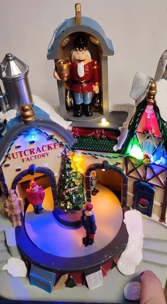 Illuminated Musical Christmas Nutcracker Village