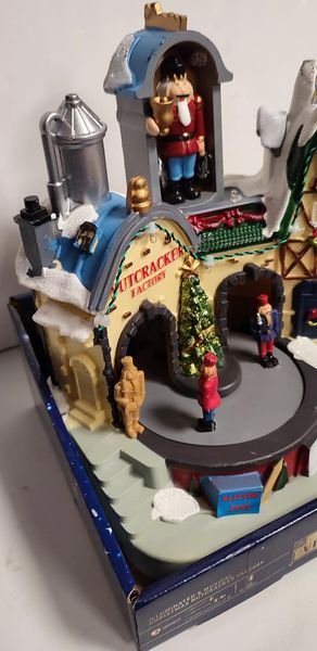 Illuminated Musical Christmas Nutcracker Village