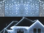 Connectable Curtain Fairy String Light Droop Blue