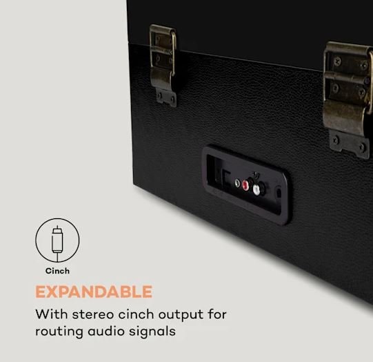 Auna Sarah Ann DAB Retro Vinyl Record Player FM