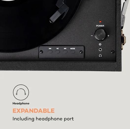 Auna Sarah Ann DAB Retro Vinyl Record Player FM