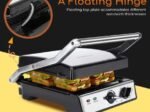 Dual-Knob Sandwich Toaster Grill ,Removable Plate