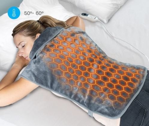 LifeGoods Electric Heat Pad ,Neck and Shoulders ,Washable