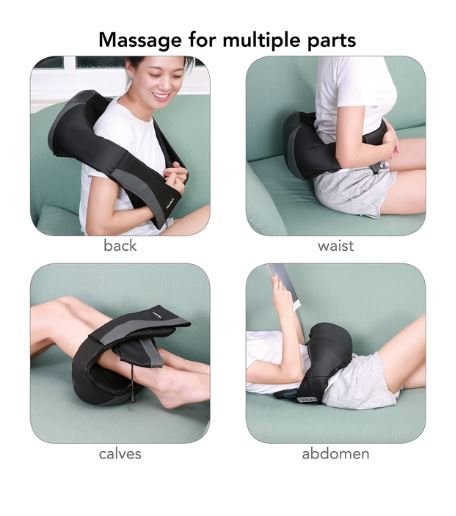 Shiatsu Back Neck and Shoulder Massager Heat Function
