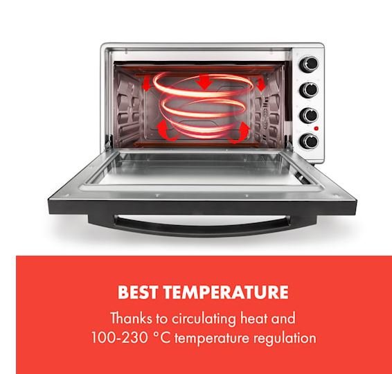 New Klarstein Oven 60 liters 2000w Rotisserie Function