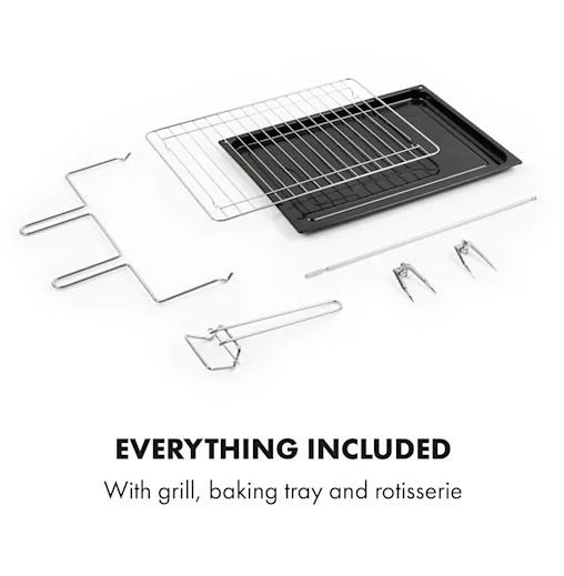 New Klarstein Oven 60 liters 2000w Rotisserie Function