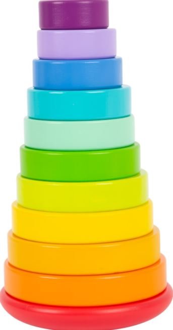 New Stacking Tower, large Rainbow Kids Children Wooden Toys