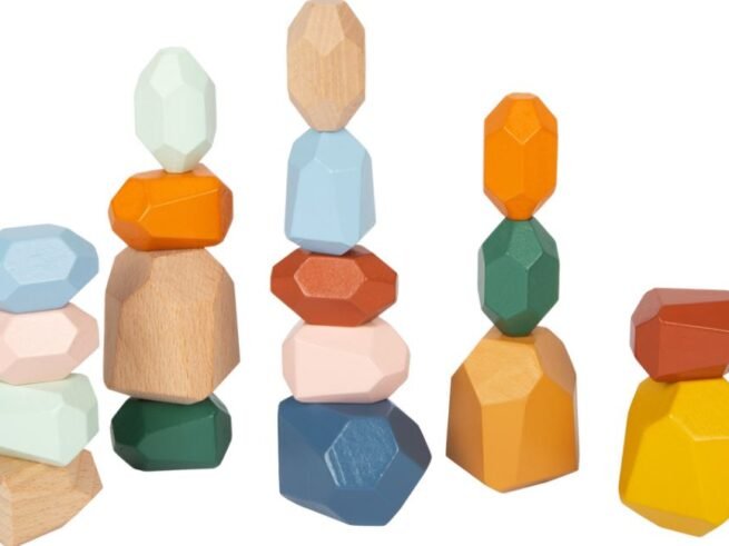 New Baby Balance Blocks "Safari"