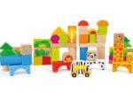 New Wooden Blocks Zoo Toy