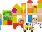 New Wooden Blocks Zoo Toy