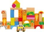 New Wooden Blocks Zoo Toy