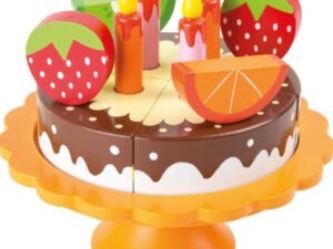 New Children's Cuttable Wooden Birthday Cake