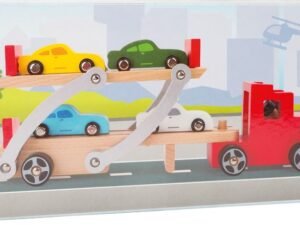 New Children's Car Transporter Wooden Toys