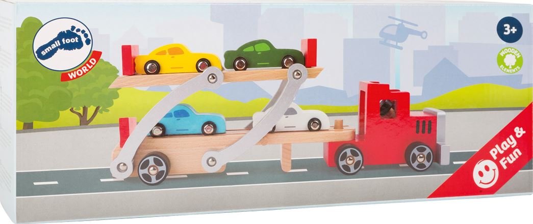 New Children's Car Transporter Wooden Toys