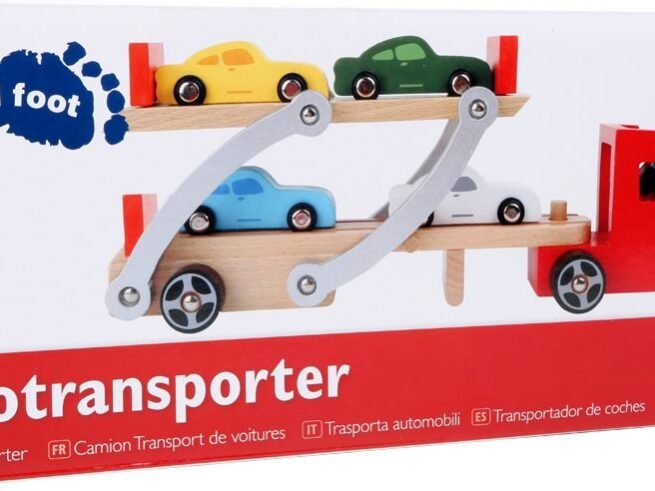 New Children's Car Transporter Wooden Toys
