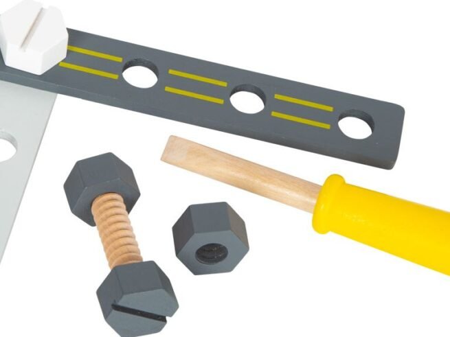 New Children's Construction Set "Miniwob" Wooden