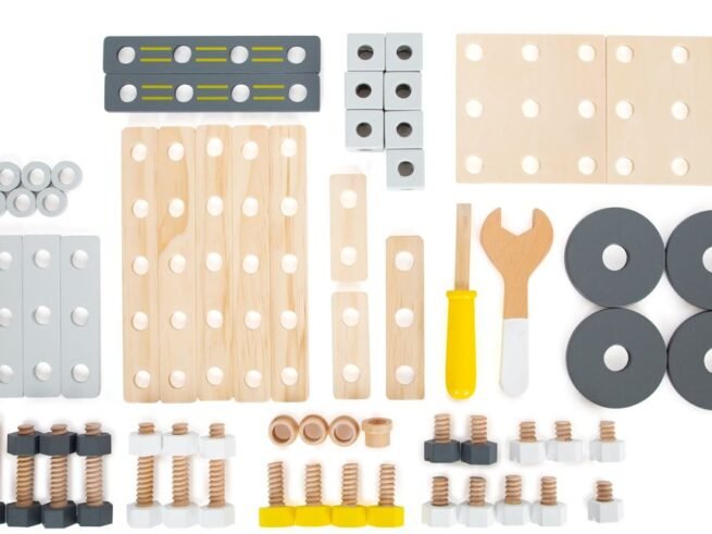 New Children's Construction Set "Miniwob" Wooden