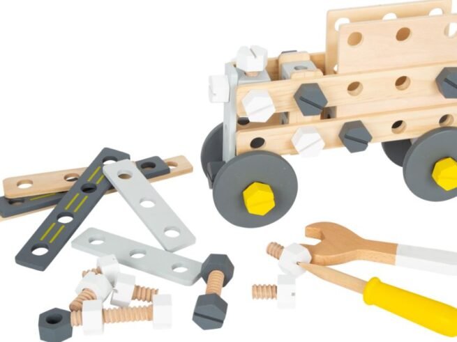 New Children's Construction Set "Miniwob" Wooden