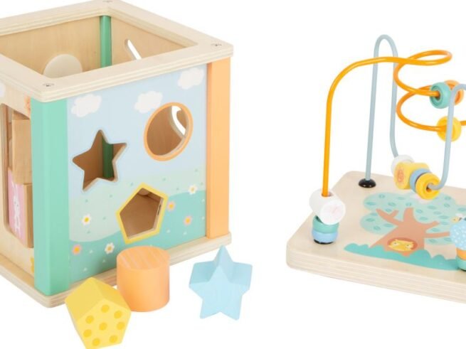 New Baby Motor Activity Cube Pastel