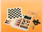 New Classic Games 4 in 1 Chess Dominoes Draughts and Backgammon