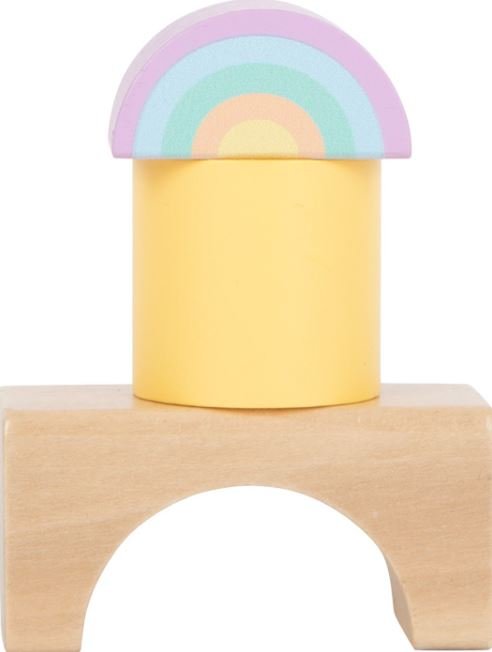 New Pastel Wooden Building Blocks