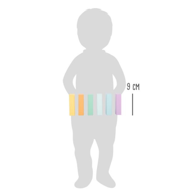 New Pastel Wooden Building Blocks