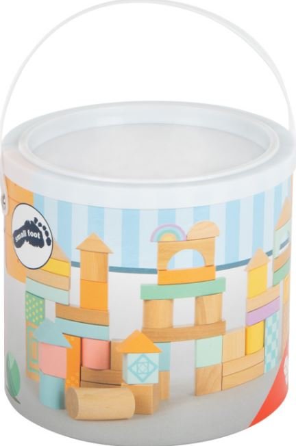 New Pastel Wooden Building Blocks