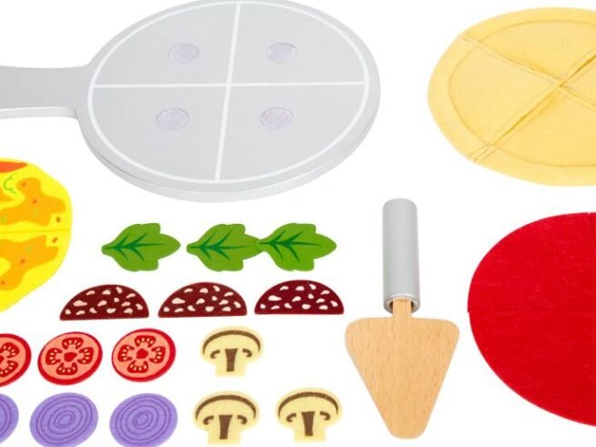 New Children's Pizza of fabric with Plate