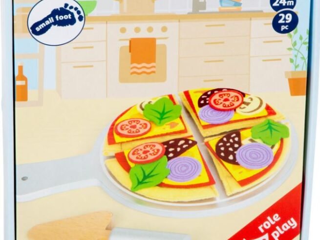 New Children's Pizza of fabric with Plate
