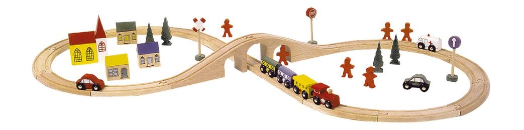 New Children's Railway set Wooden