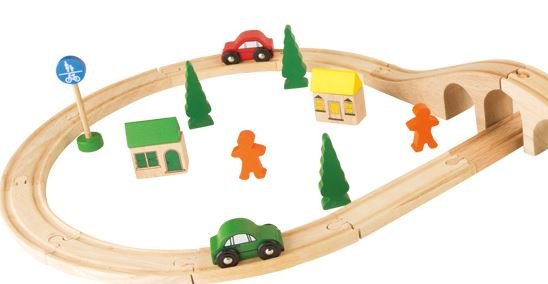 New Children's Railway set Wooden