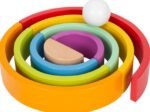 New Children's Wooden Building Blocks Rainbow XL