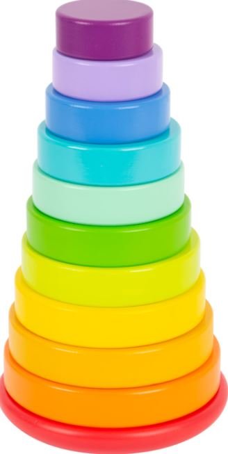 New Stacking Tower, large Rainbow Kids Children Wooden Toys