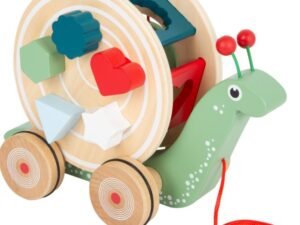 New Children's Baby Pull-Along Shape-Fitting Snail