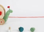 New Children's Baby Pull-Along Shape-Fitting Snail