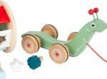 New Children's Baby Pull-Along Shape-Fitting Snail