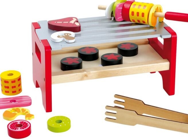 New Children's Wooden Table Grill Toys