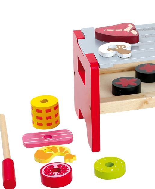 New Children's Wooden Table Grill Toys