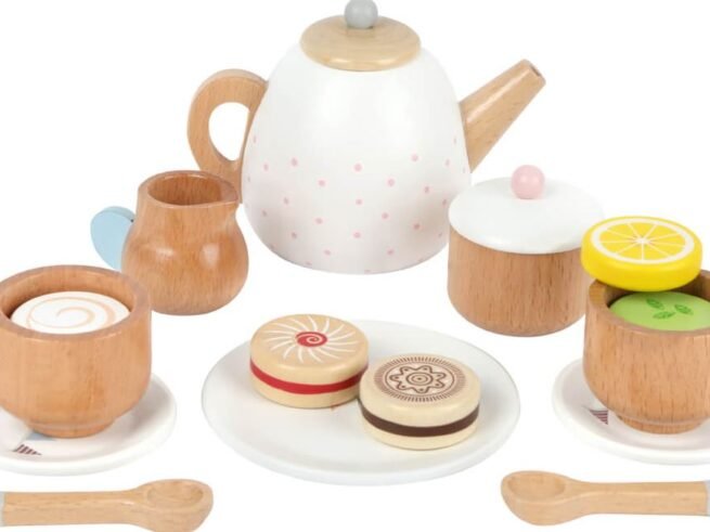 New Children's Kitchen Tea Set Wooden