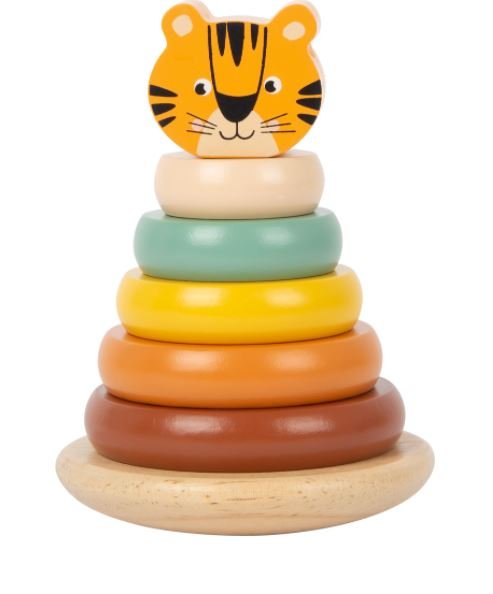 New Tiger Stacking Tower "Safari" Wooden