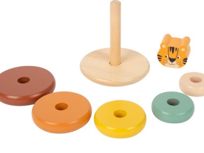 New Tiger Stacking Tower "Safari" Wooden