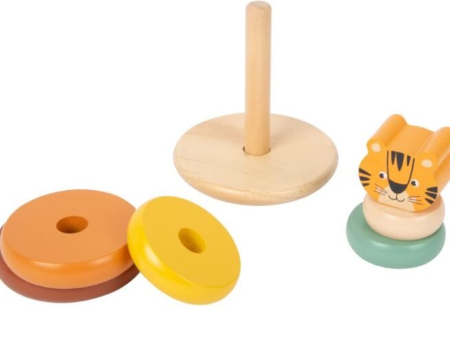 New Tiger Stacking Tower "Safari" Wooden