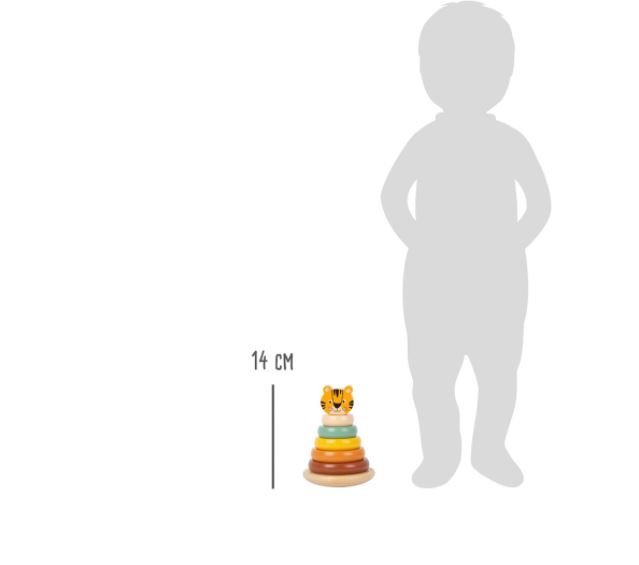 New Tiger Stacking Tower "Safari" Wooden