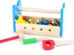 New Children's Toolbox and Workbench, 2 in 1 Wooden