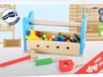 New Children's Toolbox and Workbench, 2 in 1 Wooden
