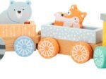 New Pastel Wooden Train Children's Toy