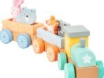 New Pastel Wooden Train Children's Toy